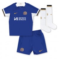 Koszulka piłkarska Chelsea Ben Chilwell #21 Strój Domowy dla dzieci 2023-24 tanio Krótki Rękaw (+ Krótkie spodenki)
